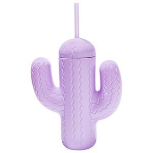 Pink Sky Cactus Reusable Water Bottle